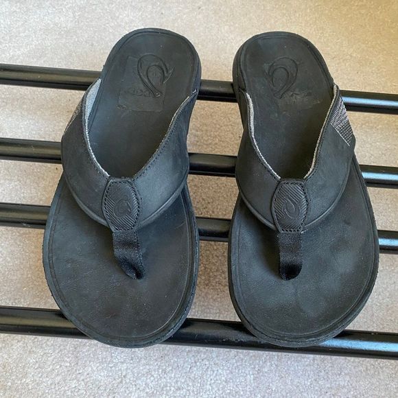 OLUKAI Men Tuahine Waterproof Premium Leather Sandals - NEW NWOB main image 6